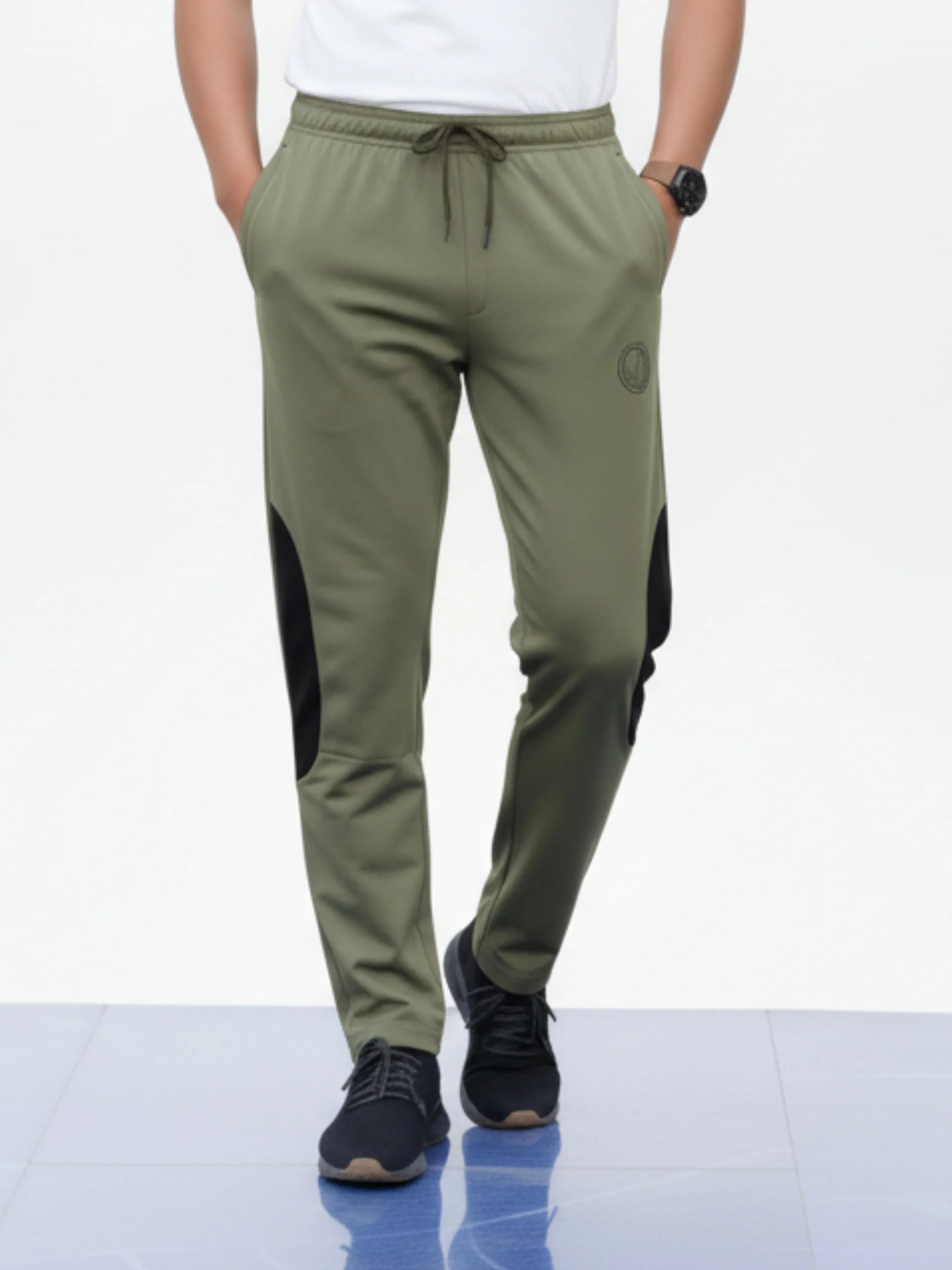 Home olive premium trousers