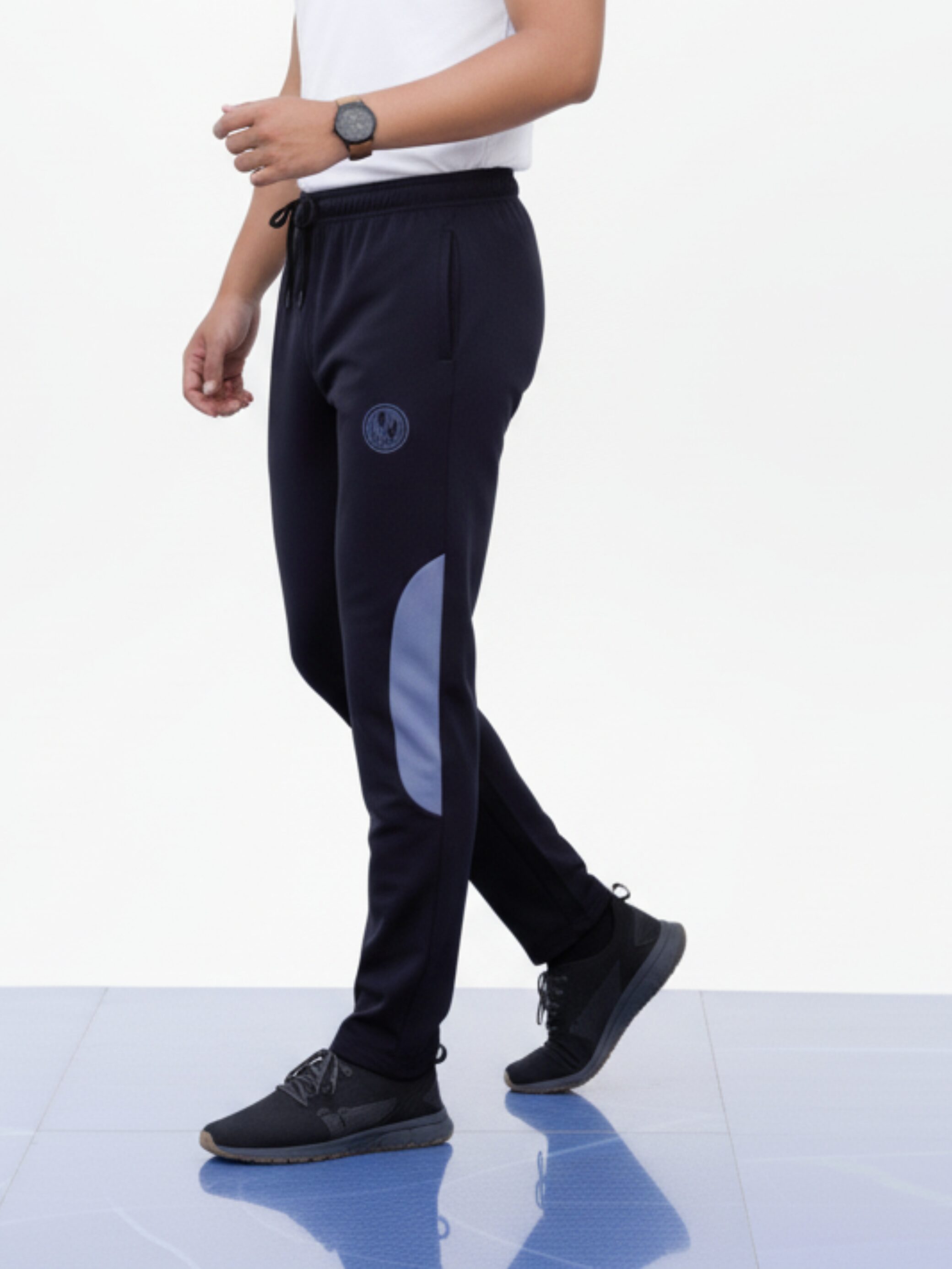 Home black premium trousers